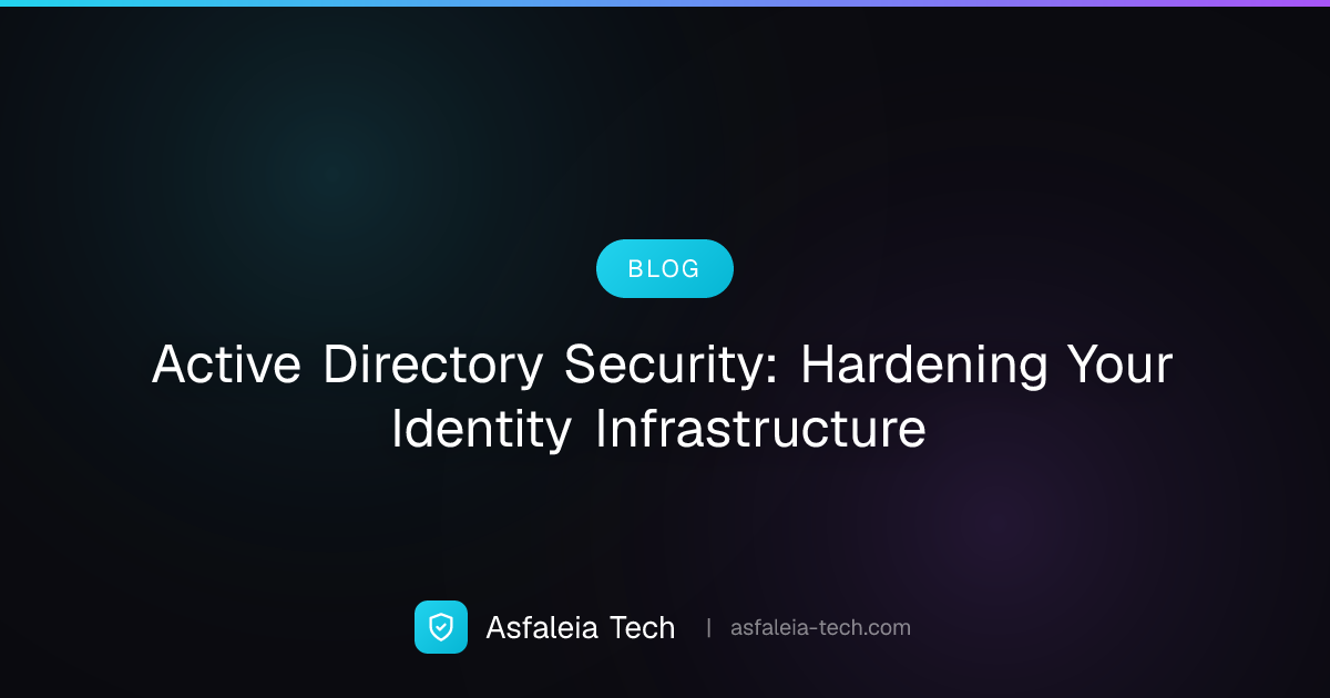 Active Directory Security: Hardening Your Identity Infrastructure ...