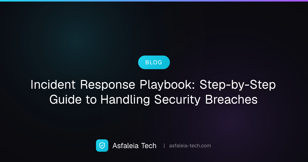Incident Response Playbook: Step-by-Step Guide to Handling Security ...